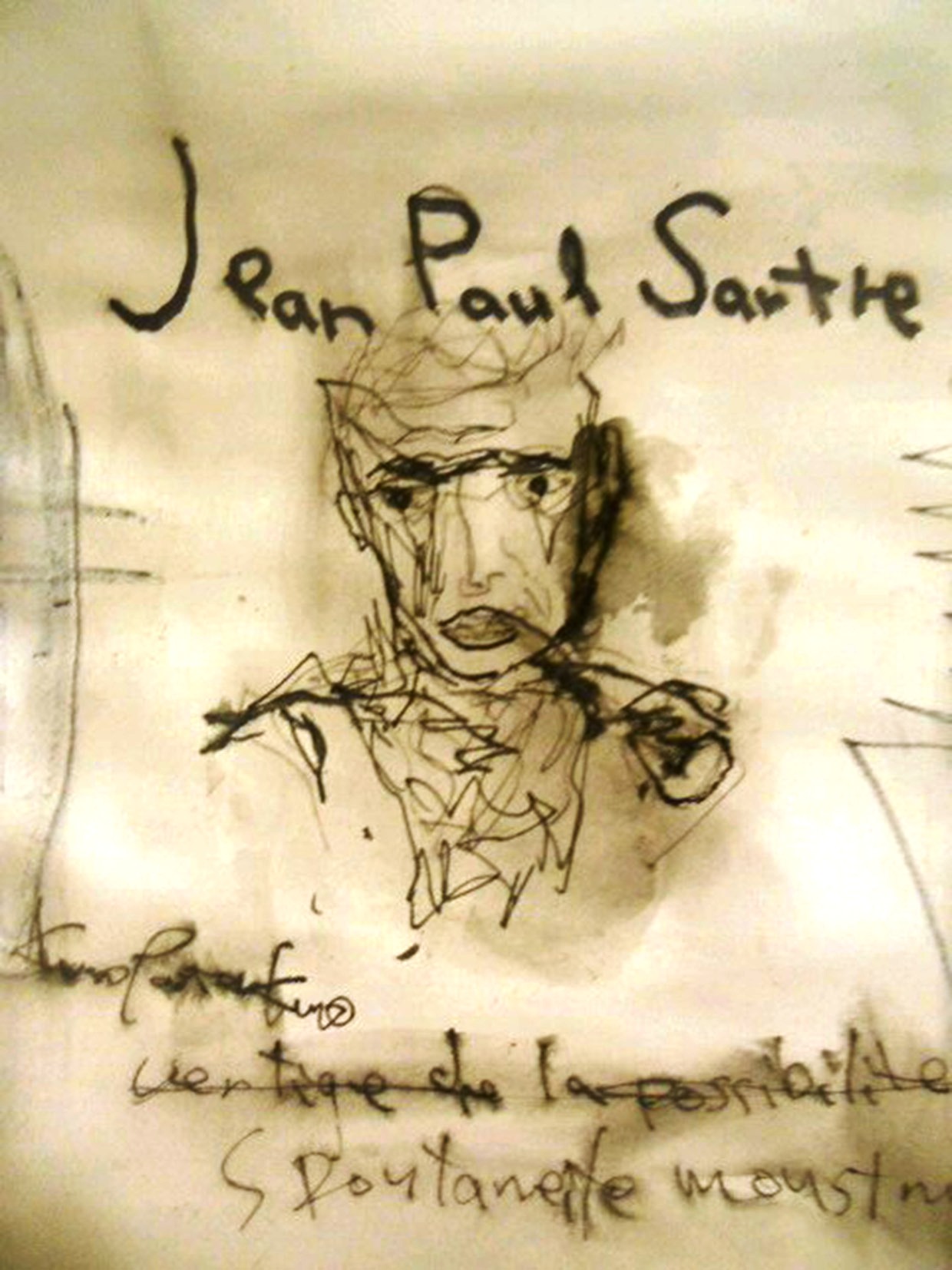 KURO個展「哲学の素描-J.Pサルトルへのオマージュ」