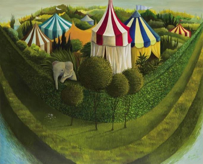 乙辺敦子作品展・裏庭のサーカス