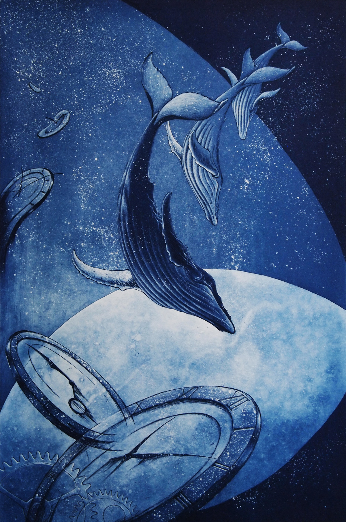 坪井富佐乃銅版画展