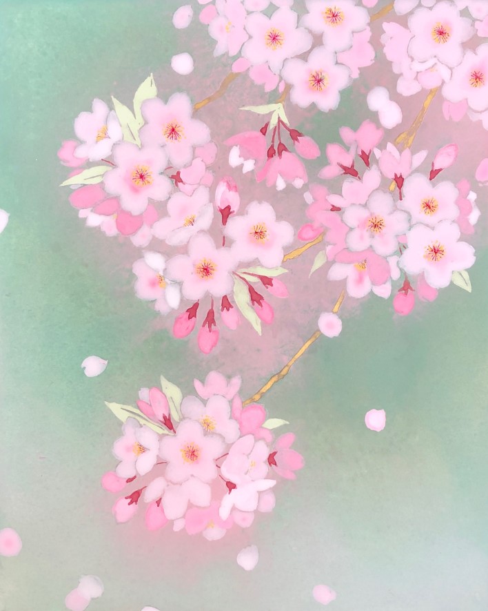 瀧ケ崎千鶴日本画展・Flowers