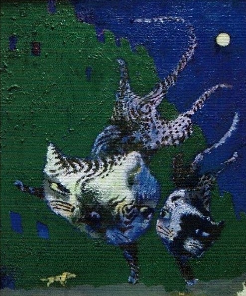 糸井邦夫個展・猫と遊べ